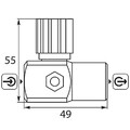 Ventil pro přisávání chemie - injektor ST-62