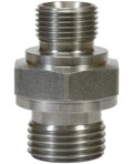 Oboustranné šroubení 1/8" M - 3/8" M nerez (500bar)