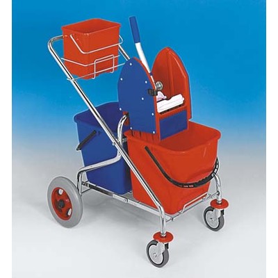 Úklidový vozík REKORD 2x17 METRO sklapovací (kompletní výbava)