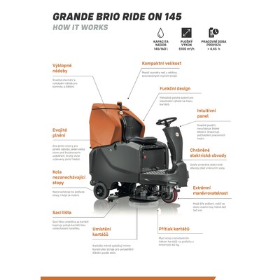 TSM Grande Brio Ride ON 145-1000
