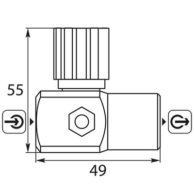 Ventil pro přisávání chemie - injektor ST-62