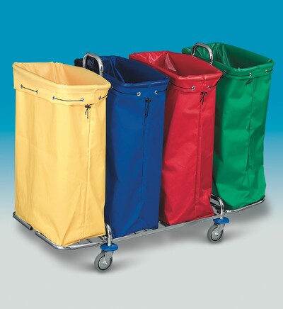 Textilní odpadní vak pro úklidové vozíky 120 l