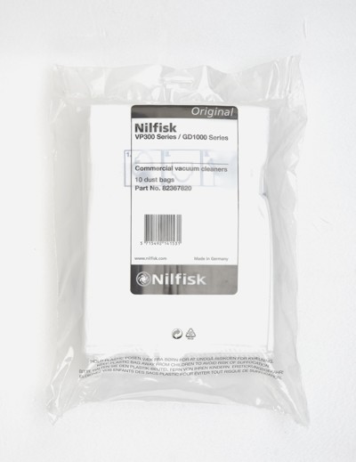 Nilfisk filtrační sáčky FLEECE pro VP300, Saltix 10, GD1000 (10ks)