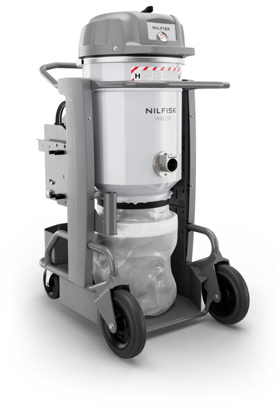 Nilfisk VHB120 HC – bateriový průmyslový vysavač třídy H
