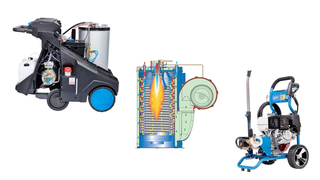 Nilfisk MH 7P horkovodní a Nilfisk MC 5C benzínový studenovodní – porovnání pohonu a ohřevu