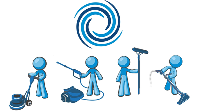 Profesionální parní čistič připravený k provozu v průmyslovém nebo komerčním prostředí