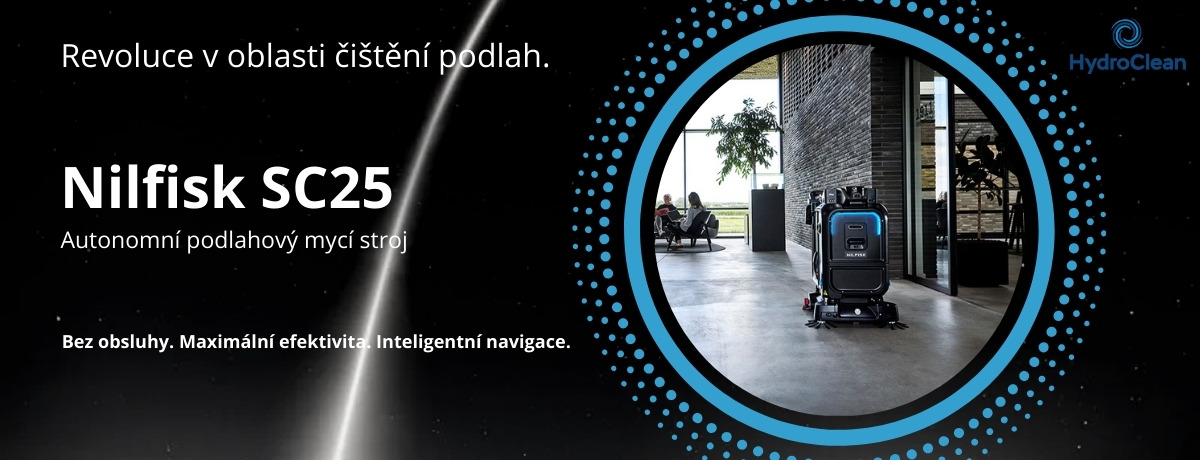 Robotický autonomní podlahový mycí stroj Nilfisk SC25